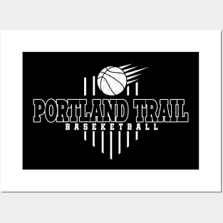 Vintage Pattern Portland Trail Sports Proud Name Classic Posters and Art